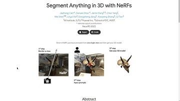 Segment Anything In 3D With Nerfs   #sam #segmentanything #nerf #aigc #ai