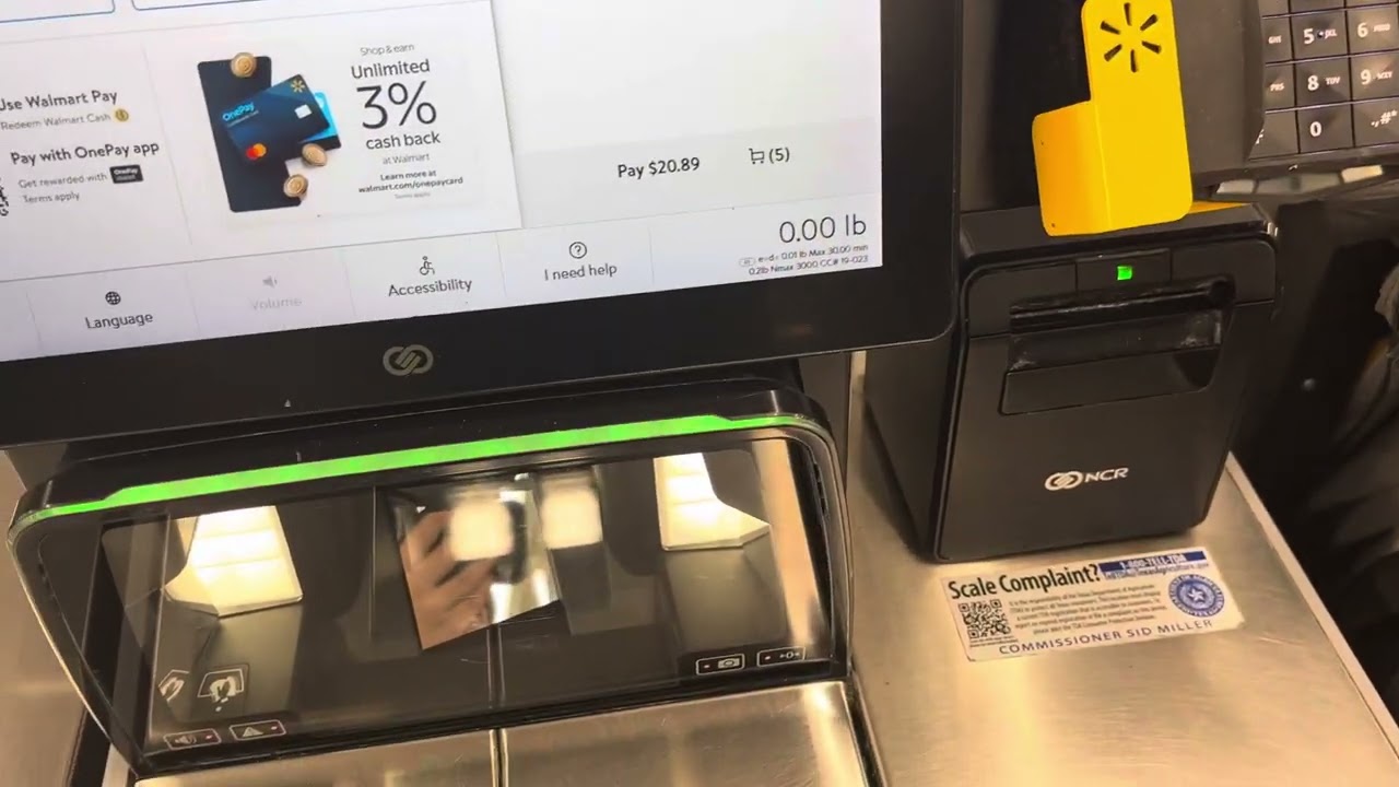 Walmart Salf Checkout 