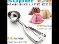 SuperEze Stainless Steel Cookie Scoop Promotion