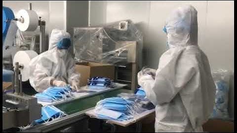 Fully automatic disposable face mask production line