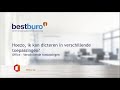 Dicteren in Word of Outlook