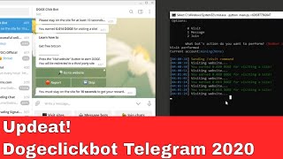 Updeat! Telegram Doge/Bitcoin/zcash/Litlecoin ClickBot 2020 screenshot 2