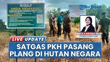 Satgas PKH Pasang Plang di Kawasan Hutan Milik Negara, Tekankan Hal Ini