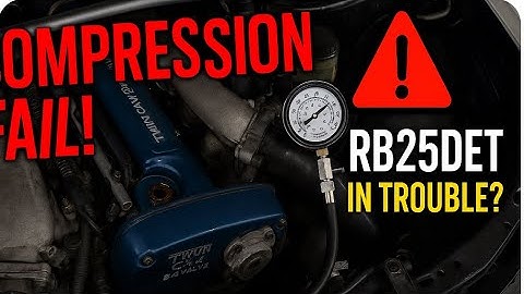 Shocking RB25DET Compression Test Results! 😱 | Nissan Skyline R33 Engine Issues