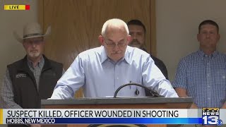 News Conference: Hobbs Police provides update on fatal police shooting