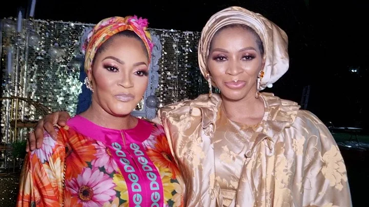 See How Shade Okoya And Olori Sekinat Elegushi Danced Happily At Aare Okoya's Birthday