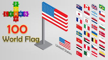 100 Countries Flag | Flag names in English | Flags list flags names and mages |