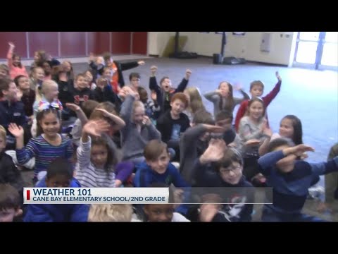 Rob Fowler visits Cane Bay Elementary School for Weather 101 2019