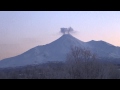 Kamchatka Koryaksky and Avachinsky volcanos from the road around Yelizovo