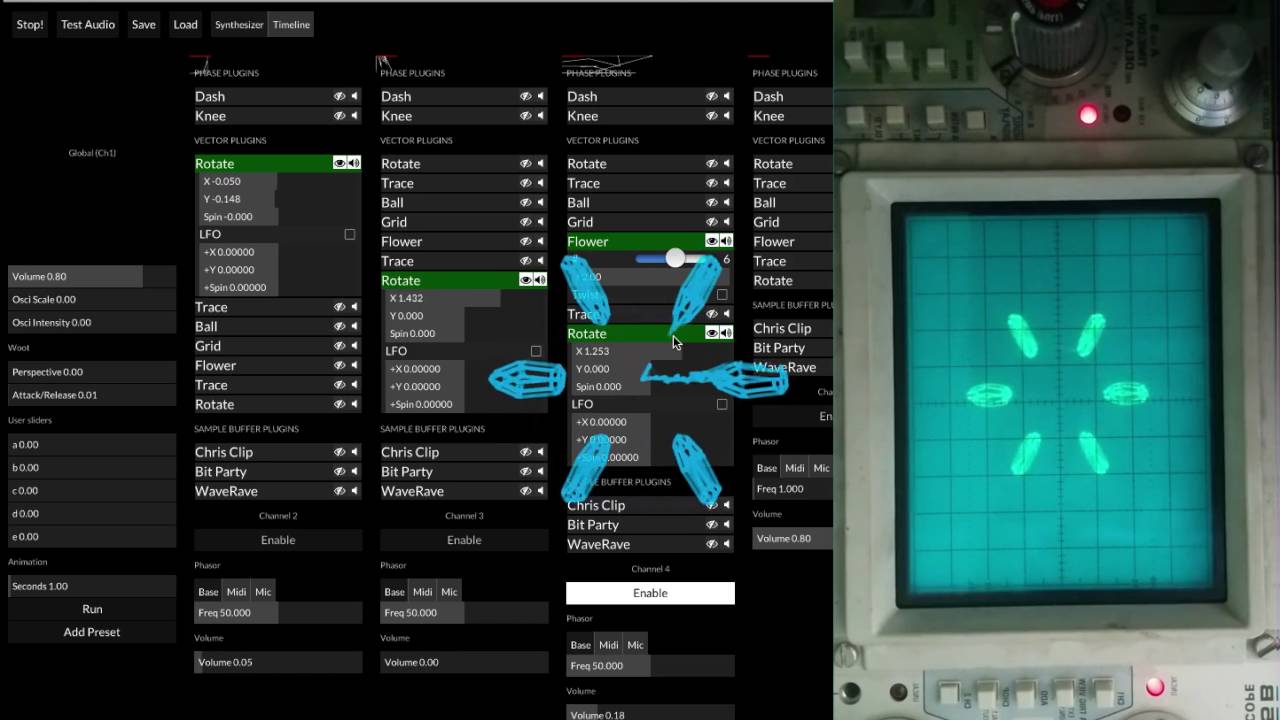 OsciStudio Tour [development progress]