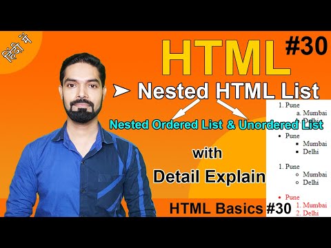 Nested HTML List