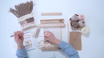 WEAVING ON A FRAME LOOM PART 5 - how to create triangle shapes | oake & ashe