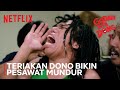 Teriakan Dono ke Madonna Bikin Pesawat Mundur | Godain Kita Dong | Clip