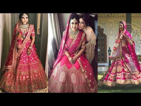latest-pink-lehenga-designs/lehenga-choli-designs-for-wedding-receptions/latest-pink-lehenga-designs