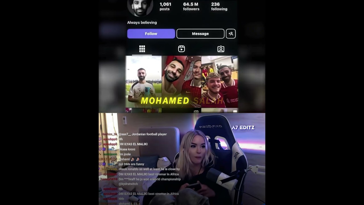 Salah just ignored her 🗿