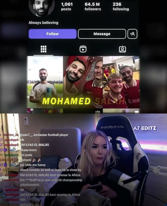 Salah just ignored her 🗿