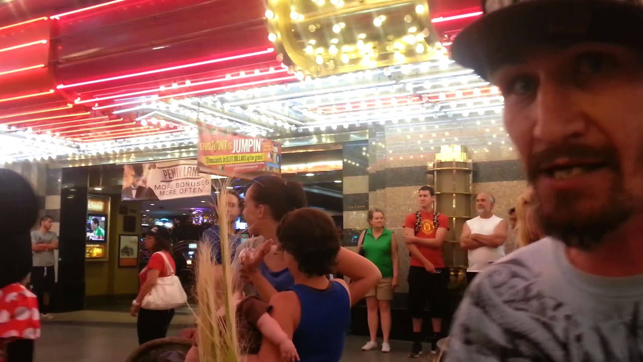 Vegas Fremont Street Fight. After Interview.