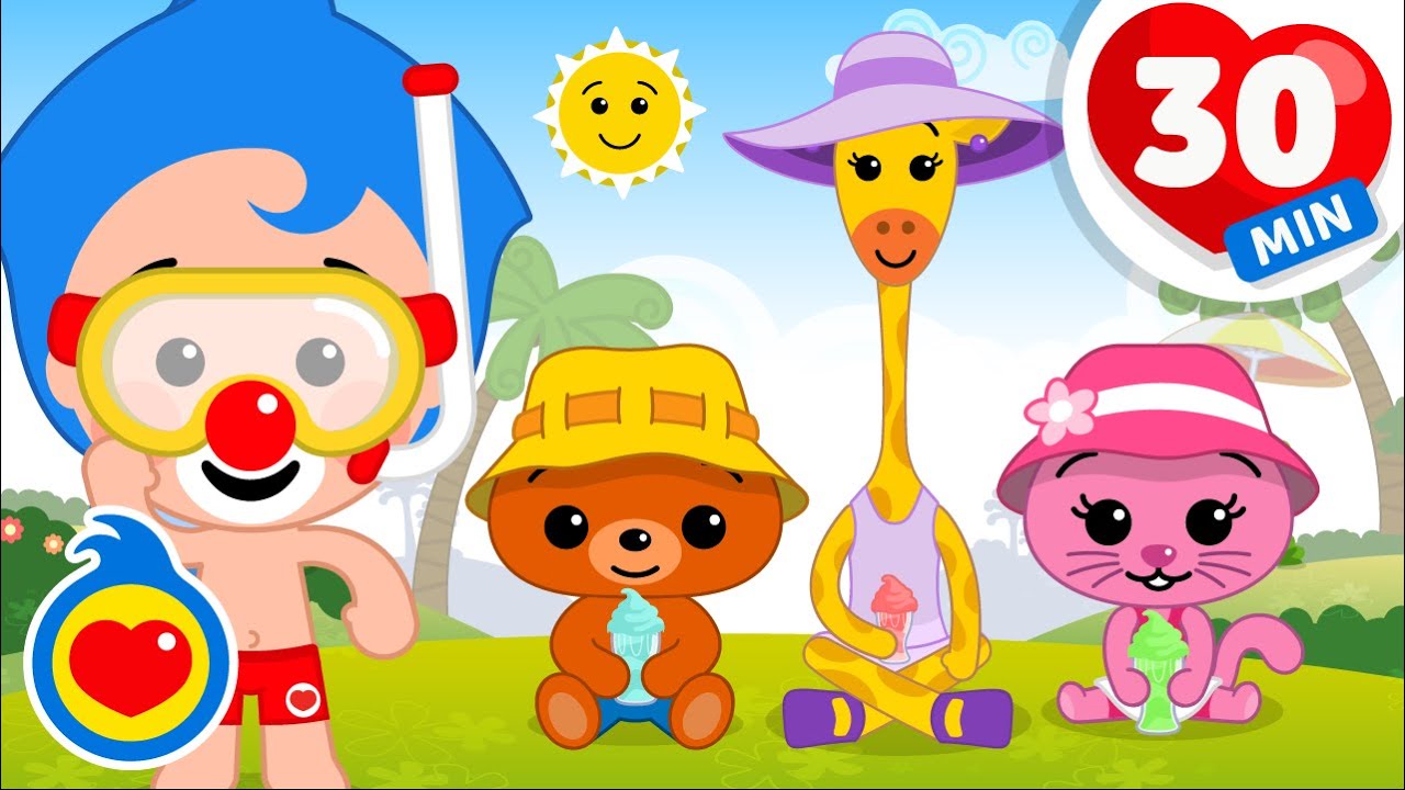 ☀️ The Pool Song + more Summertime Kids Songs 🏖️ Nursery Rhymes by Plim Plim -The Kindness Hero