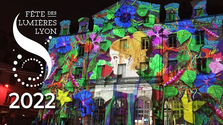 Fte des Lumires 2022  Lyon  La gare Saint-Paul