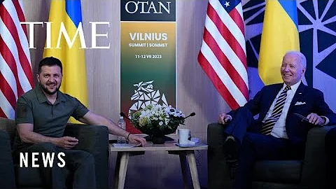 President Biden Meets with Ukrainian President Zelenskyy During NATO Summit