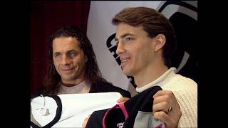 Bret 'The Hitman' Hart unveils hockey logo in 1994 by CBC 676 views 12 days ago 57 seconds