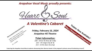 Arapahoe Cabaret 2024 "Heart & Soul"