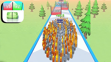 MONEY RUSH ALL LEVELS GAMEPLAY ANDROID,IOS (LEVELS 54-55)