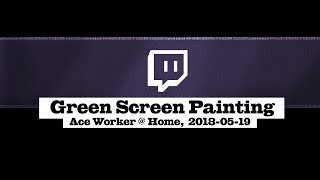 Chroma Key | Green Screen Painting for OBS/Twitch, etc. Color: NCS S 2070-G20Y