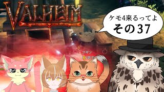【#ケモ4コラボ】ケモ4が北欧っぽい地に行くってよ　その37【Valheim/ヴァルヘイム】
