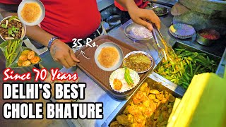 Sita Ram Diwan Chand | Delhi's Best Chole Bhature Since 1950 | Delhi Street Food in Paharganj!