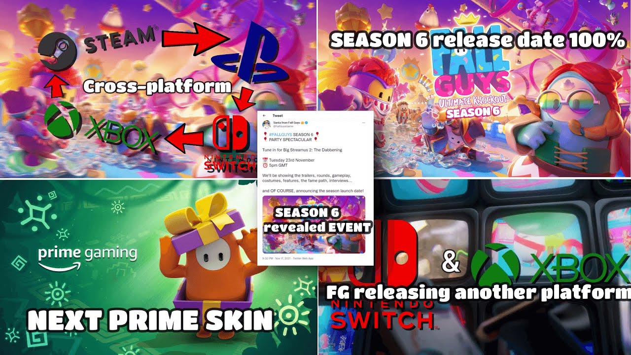 Fall Guys : Season 6 Some New Updates | Cross-platform | Next prime skin | S6 Release Date & More