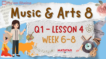 Music and Arts 8 Q1 W6 - W8 (Matatag) Revised K-12 | Creative Works Production & Presentation