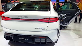 2024 BYD Seal (Aurora White) - Impressive World’s Best Selling Electric Car Resimi