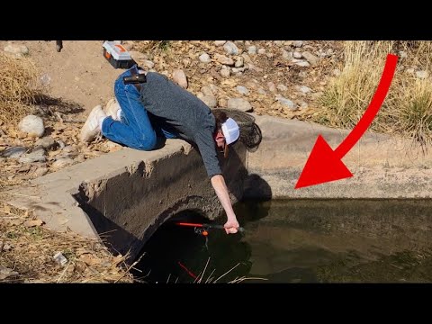 Bass Fishing Desert Tunnels with Live Bait