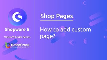 Shopware 6 tutorials : How to add custom page?
