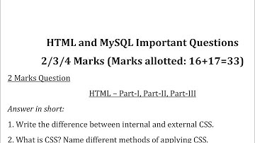 HSLC 2023 - Computer Science Chapter 2 and 3 Important Questions