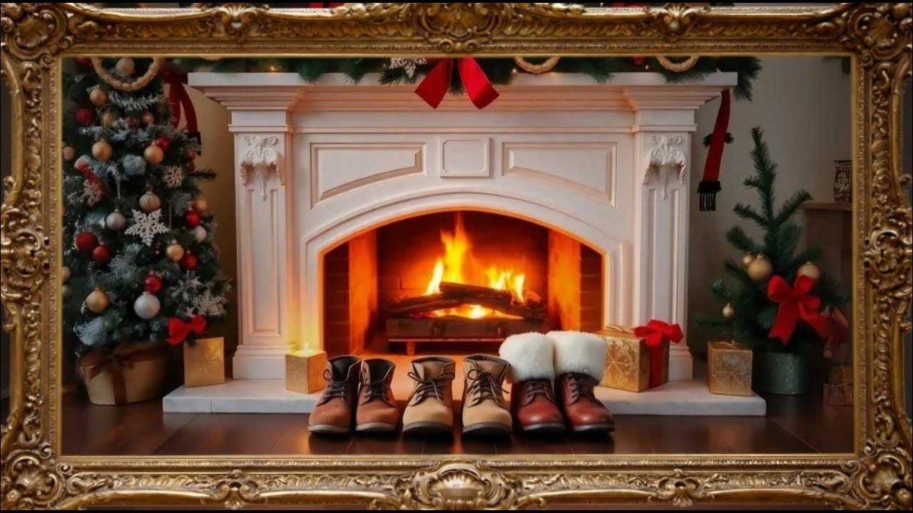 Putting Out Shoes and Stockings St. Nicholas Eve Screensaver Ambience
