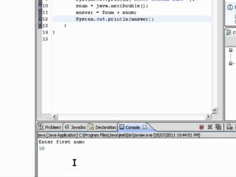 Java Programming Tutorial 4 - Building a working calculator