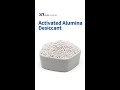 Activated alumina desiccant