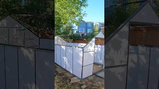 8x16 Outsunny Greenhouse installation #greenhouse #greenhousegardening