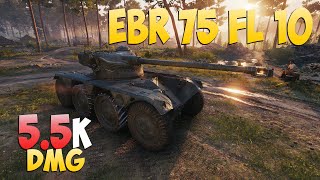 EBR 75 FL 10 - 9 Kills 5.5K DMG - Gentle! - World Of Tanks