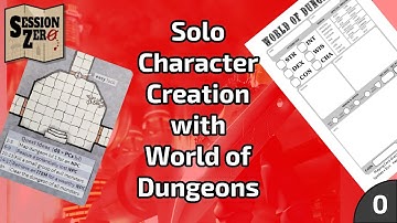 Character Creation for Solo Play | World of Dungeons