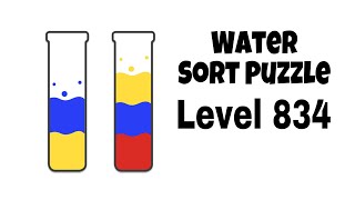 Water Sort Puzzle Level 834