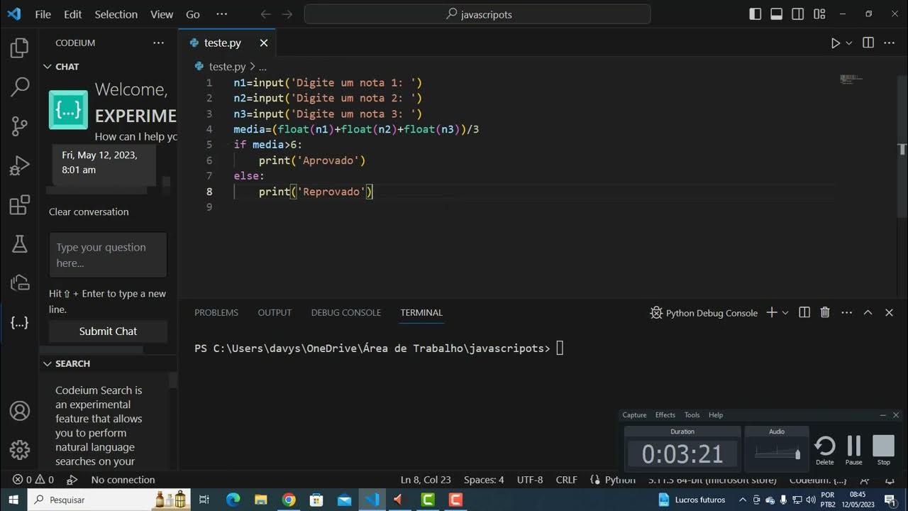 O fim do professor de Programação-IA-CODEIUM-VSCODE - YouTube