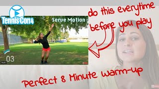 Tennis Warm Up: Perfect 8 Minute Tennis Warm Up Routine