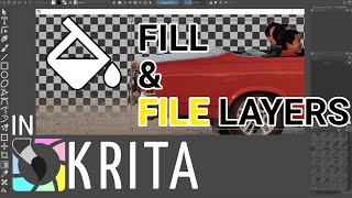 Two more layer types in Krita :: FILL & FILE LAYERS