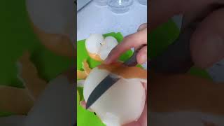 sweet pear pear peeling slicing fruits viral trending youtubeshorts shorts