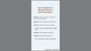 🚨 Word Not Responding? Don’t Close It Yet – Try These Fixes! #notresponding #fix