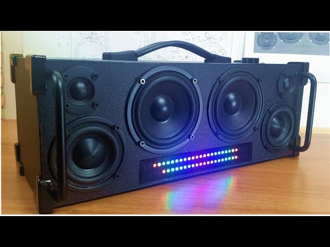 DIY Bluetooth Speaker a built-in LED RGB VU meter