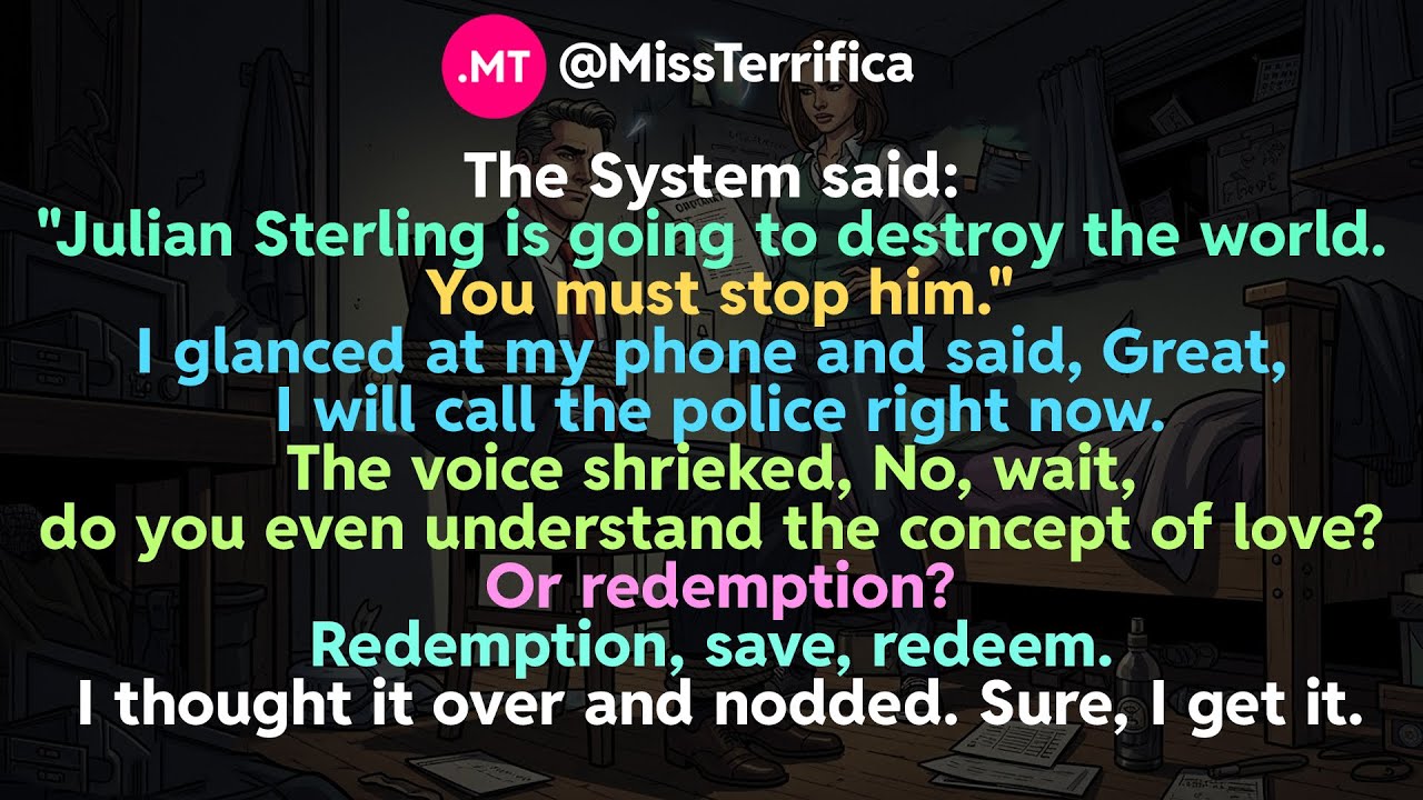 Система гласила: «Джулиан Стерлинг собирается уничтожить мир. Вы должны остановить его»...